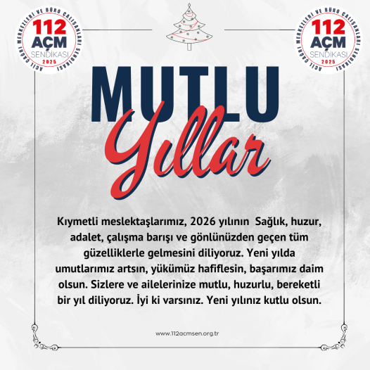 Genel Başkan Okan ORAK' tan Yeni Yıl Mesajı