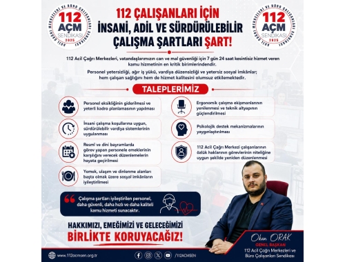 HAKKIMIZI, EMEĞİMİZİ VE GELECEĞİMİZİ BİRLİKTE KORUYACAĞIZ!
