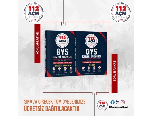 112 AÇM SEN'DEN ÜYELERİMİZE YENİ NESİL SINAV DESTEĞİ