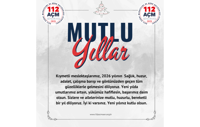 Genel Başkan Okan ORAK' tan Yeni Yıl Mesajı