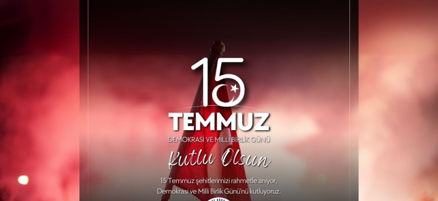 "Vatan Uğruna Can Veren Aziz Şehitlerimizi Rahmetle, Gazilerimizi Minnetle Anıyoruz!"