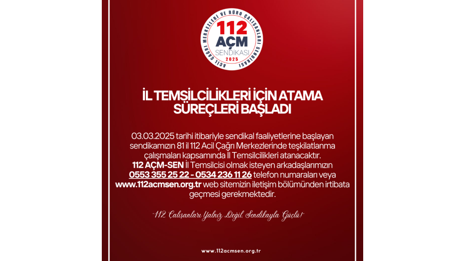 İl Temsilcileri Ataması
