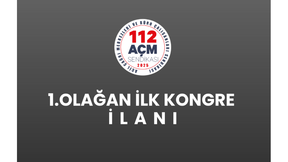 1.OLAĞAN İLK GENEL KURUL DUYURUSU